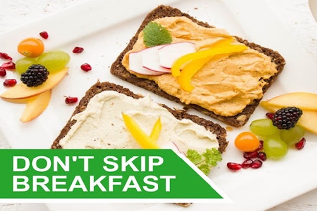 Don't skip breakfast