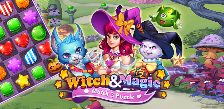 Witch & Magic: Match 3 Puzzle Gift Codes New Update 2024 (By SUPERBOX Inc)